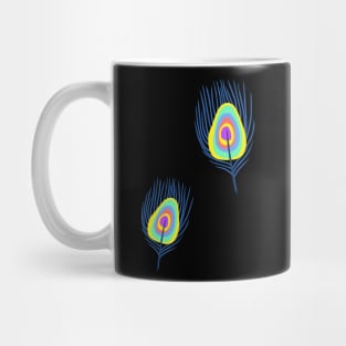 Peacock Feather Mug